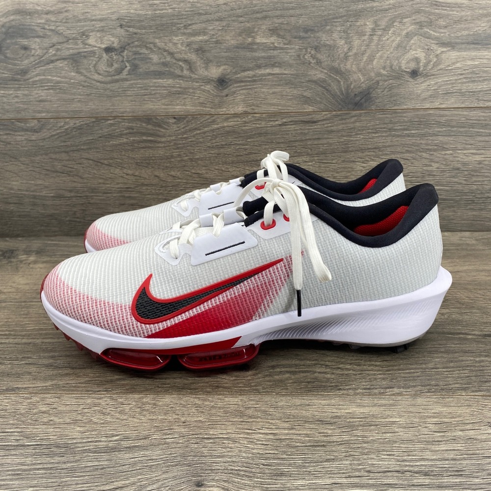 Nike Air Zoom Infinity Tour NEXT% Golf Shoes Mens 12 White Red FD0217-101